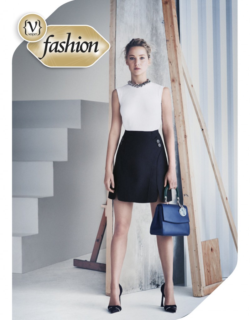 Jennifer Lawrence Be Dior - Vesper Fashion & Art Magazine