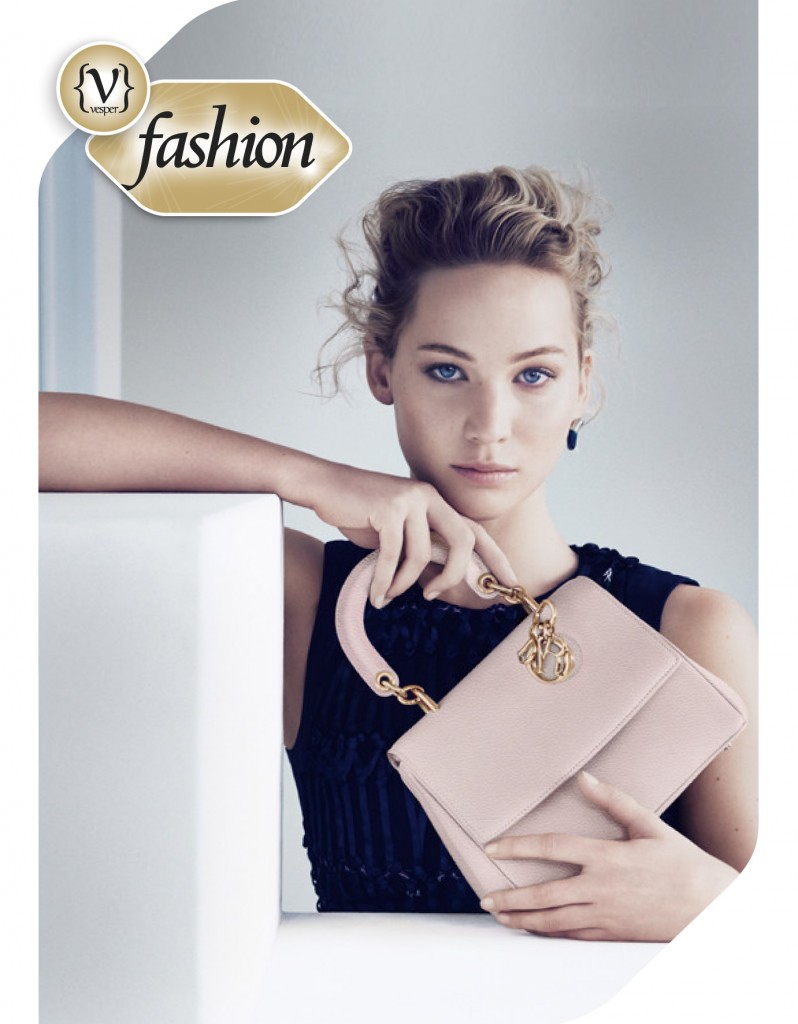 Jennifer Lawrence Be Dior - Vesper Fashion & Art Magazine