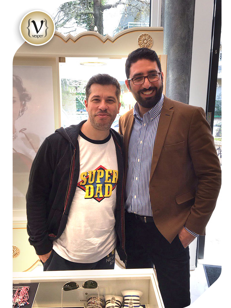 Ο Βαρθακούρης στο κοσμηματοπωλείο IORDANIS - VESPER gr Magazine