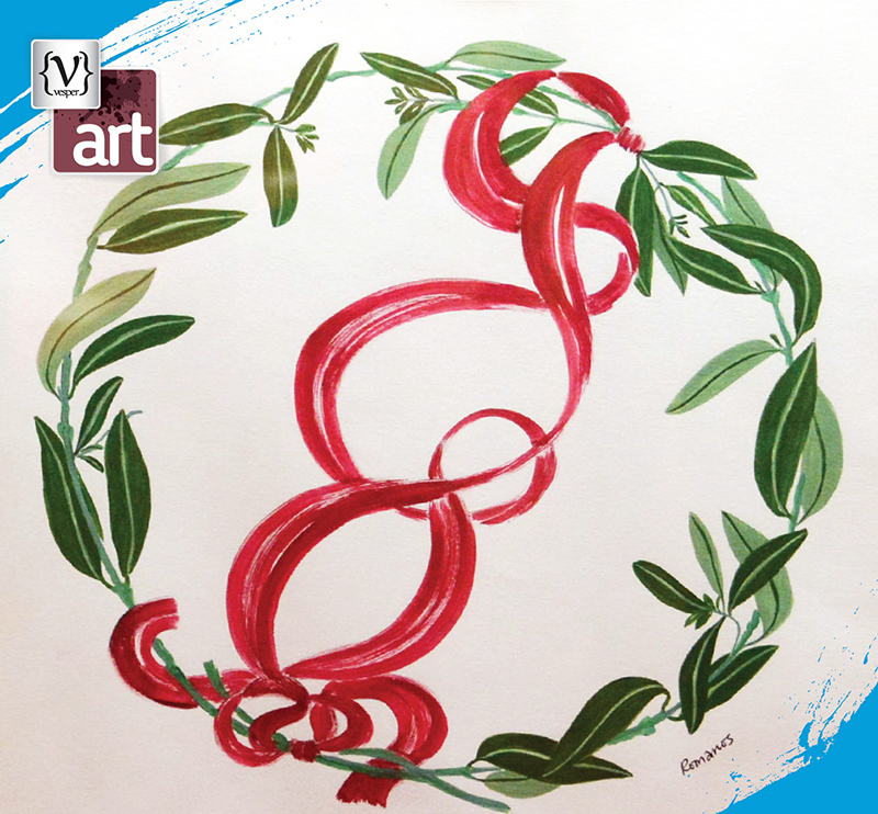 Έκθεση εμπνευσμένη από την Ολυμπιακή Φλόγα - Μιχαήλ Ρωμανός - VESPER gr Magazine