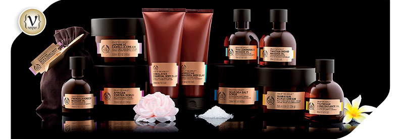 "Spa of the World" The body shop - VESPER gr Magazine