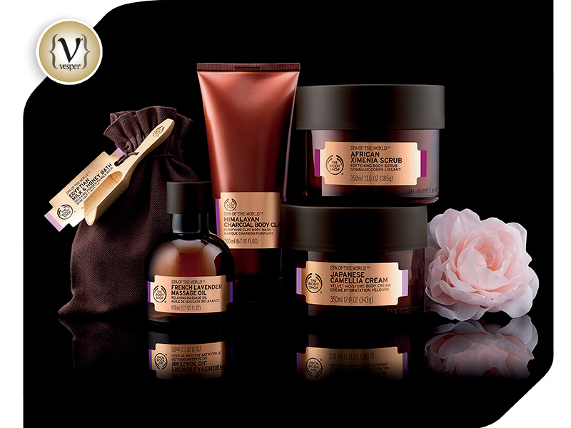 "Spa of the World" The body shop - VESPER gr Magazine