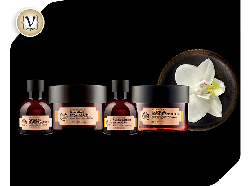 "Spa of the World" The body shop - VESPER gr Magazine