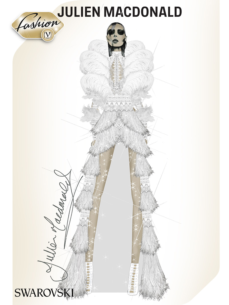 Jennifer Lopez - Julien Macdonald - Swarovski - VESPER gr Magazine