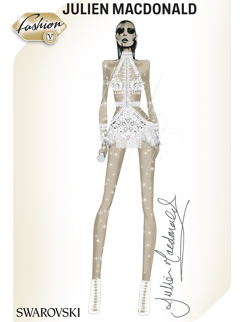 Jennifer Lopez - Julien Macdonald - Swarovski - VESPER gr Magazine