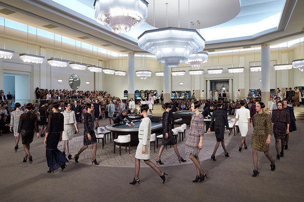 Chanel Grand Palais decors