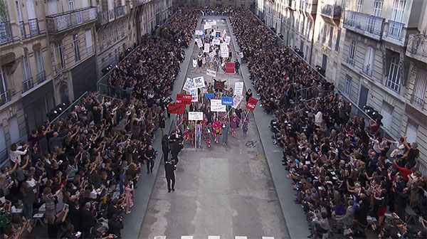 Chanel Grand Palais decors