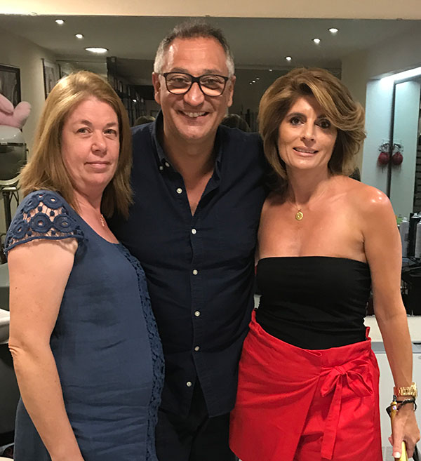 Ο Γιώργος Ντάβλας στο ξενοδοχείο Corfu Palace στην Κέρκυρα