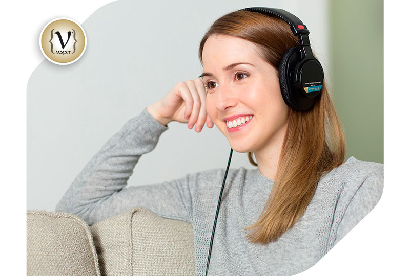 γυναίκα μουσική χαμόγελο - woman smile music