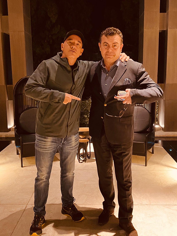 Eros Ramazzotti at Amara Hotel Cyprus