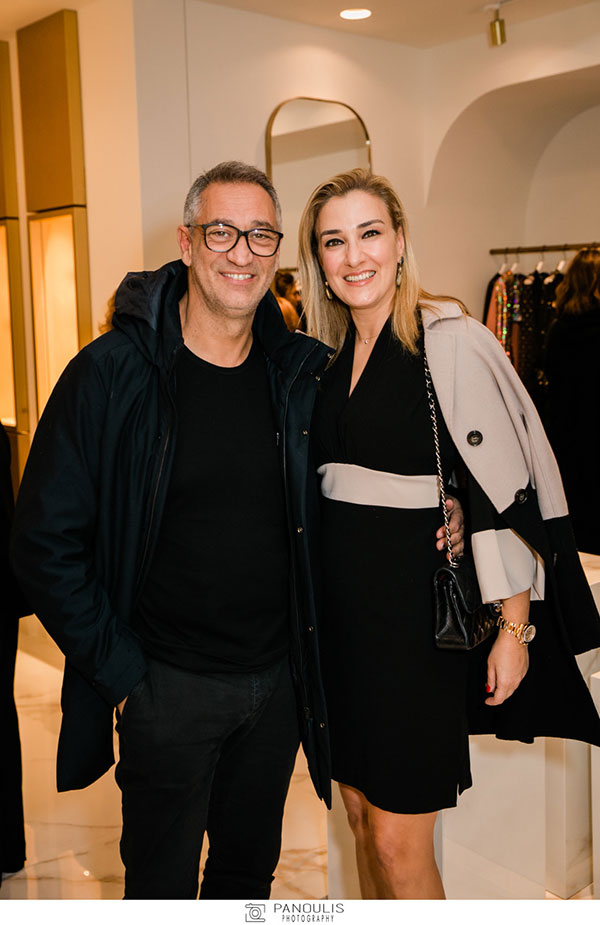 Το Opening του Aesthet Flagship Store Γιώργος Ντάβλας, Ρούλα Λινάτσα