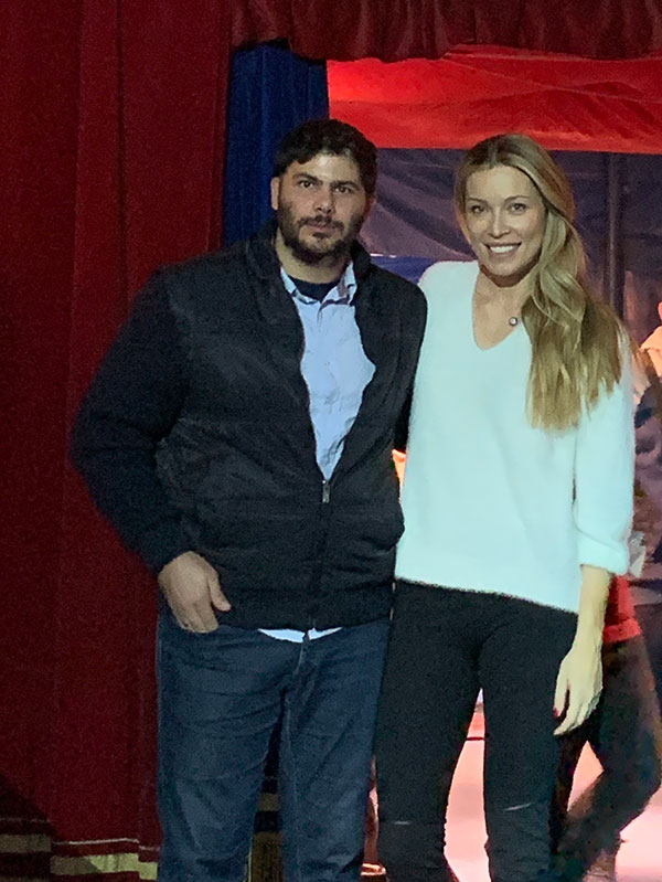 Η Μαριέττα Χρουσαλά επισκέφθηκε το Ιταλικό CIRCO MEDRANO