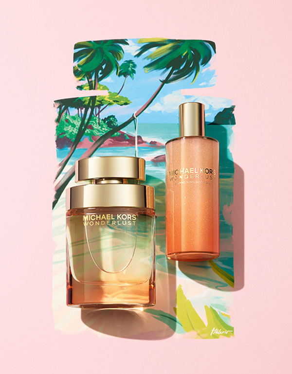 Ένα νέο travel-inspired ritual ομορφιάς από τον Michael Kors. Γνωρίστε το Wonderlust Shimmering Body Oil και αφήστε το να σας ταξιδέψει.