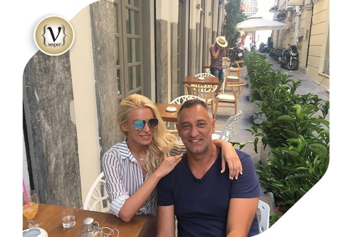 Η Καινούργιου στο εστιατόριο Νεράντζι