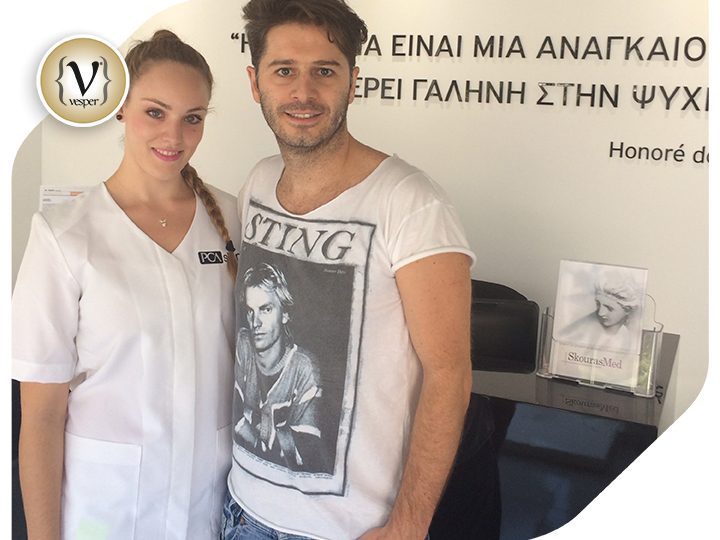 Ο Αλέξανδρος Μπουρδούμης στα έμπειρα χέρια του κέντρου SkourasMed