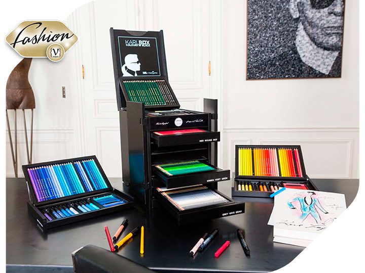 Karl Lanferfeld's limited edition drawing box