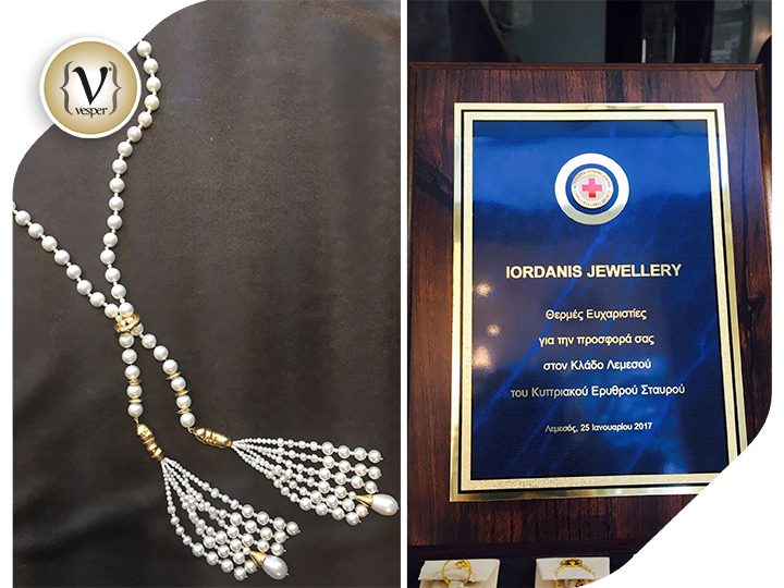 Ο Ερυθρός Σταυρός Κύπρου Τίμησε τα κοσμηματοπωλεία IORDANIS