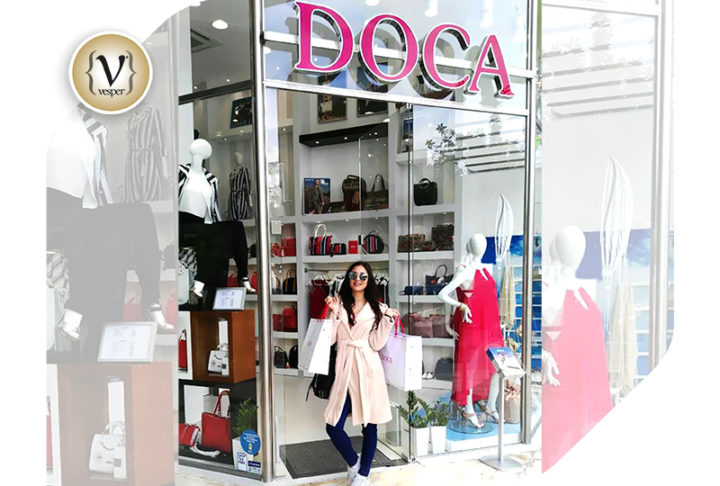 Η Ναυσικά Παναγιωτακοπούλου με total DOCA look