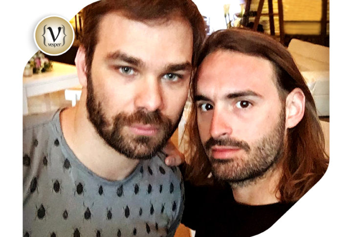 Γιώργος Σαμπάνης και Λάμπρος Λάζαρης στο Fifty Seven στη Γλυφάδα