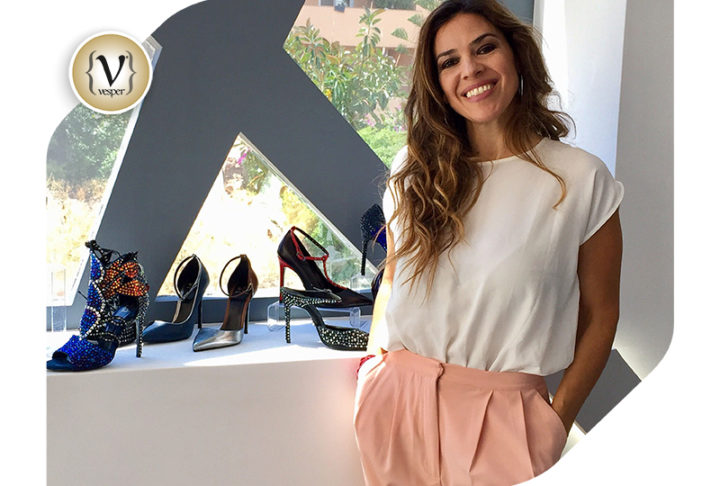 Η Ναταλία Δραγούμη στο show room του σχεδιαστή “Theodoros Elef”