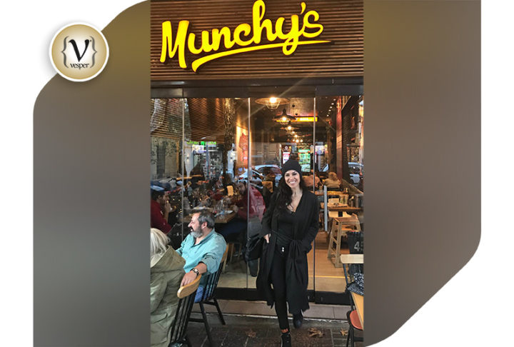 Η Ναταλία Δραγούμη στο Munchy’s Burger