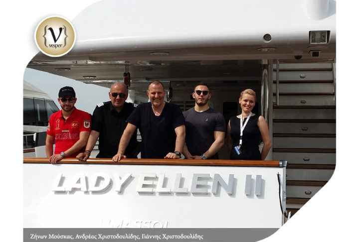 Ο Ανδρέας Χριστοδουλίδης στο Mediterranean Yacht Show 2018 στο Ναύπλιο