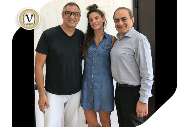 H Xριστίνα Μπόμπα στο κοσμηματοπωλείο GOURNELOS