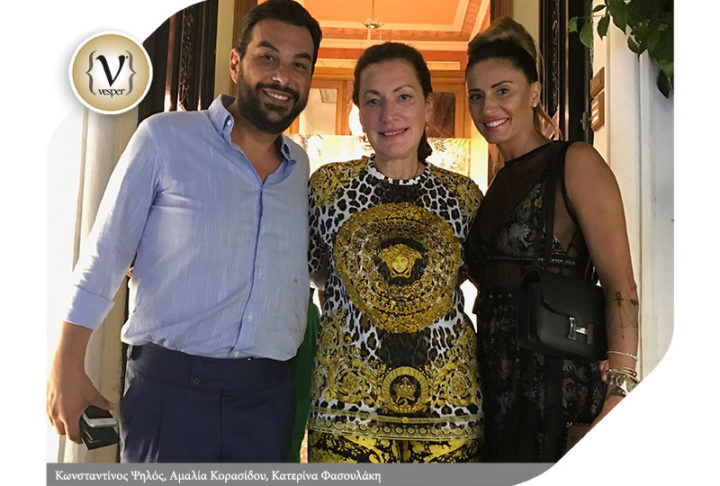 Cocktail party για την συλλογή Tribute του οίκου Versace στο Αρχοντικό Βενιέρη στη Μύκονο