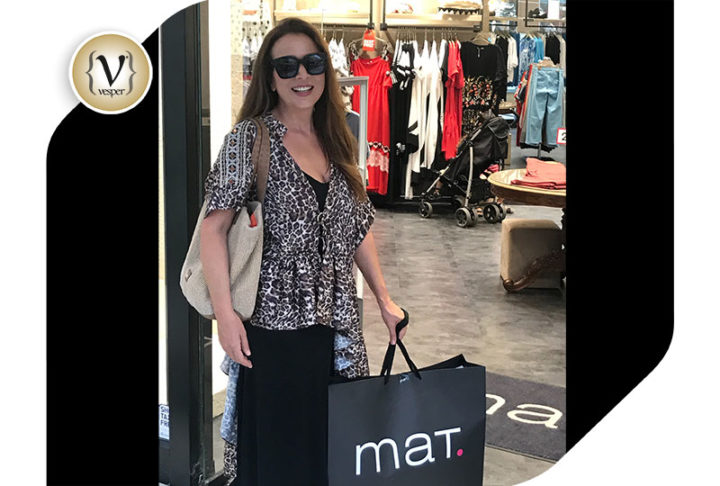 Η Χριστίνα Αλεξανιάν στο κατάστημα MAT FASHION στο The Mall Athens