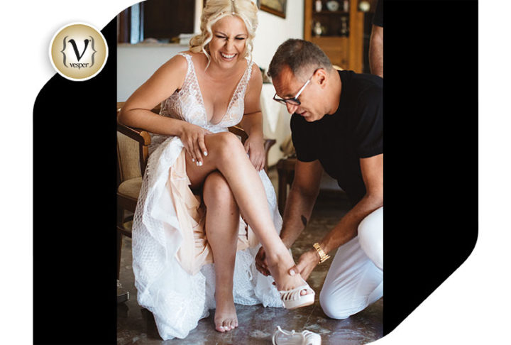 Γάμος & βάφτιση με κουμπάρο τον Γιώργο Ντάβλα