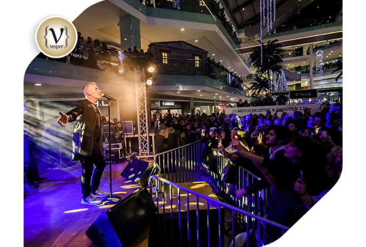 Μοναδικό Christmas Live Stage με τον Στέλιο Ρόκκο και τον Αναστάσιο Ράμμο