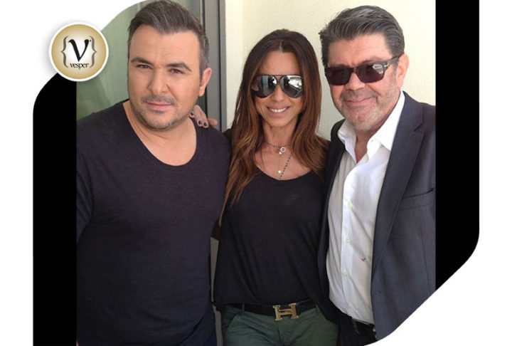 Η Δέσποινα Καϊσίδου με τον Αντώνη Ρέμο και τον Γιάννη Λάτσιο