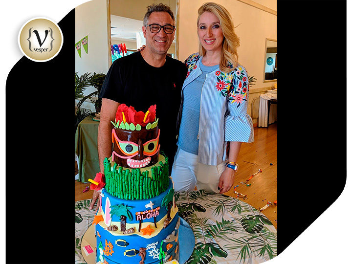 Ο Γιώργος και η Έλενα Ντάβλα, γιόρτασαν τα γενέθλια των παιδιών τους στο Κτήμα 28