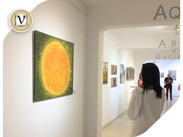 Ακόμα μια εντυπωσιακή έκθεση για την Aqua Gallery και τη Restart στη Σαντορίνη.