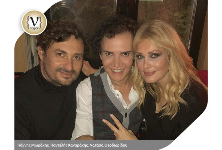 Η Νατάσα Θεοδωρίδου στο Cash Restaurant Bar στο Κεφαλάρι