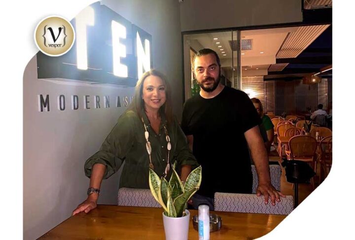 Η γνωστή ηθοποιός Χριστίνα Αλεξανιάν στο Ten modern asian