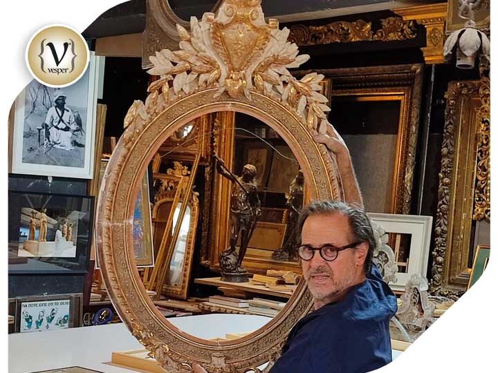 Σάκης Πισκαρδέλης: Κορνίζες έργα τέχνης